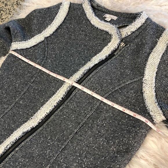 Gap cotton moto jacket with zipper - Picture 6 of 7